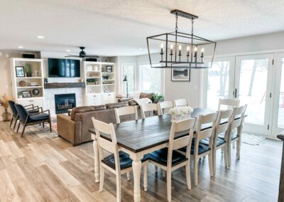 Twilight Lake House dining area